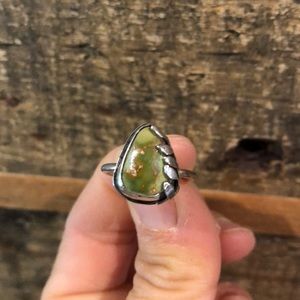 Turquoise Fern ring size 5.5